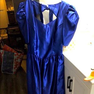 Alfred Angelo Royal blue evening gown.